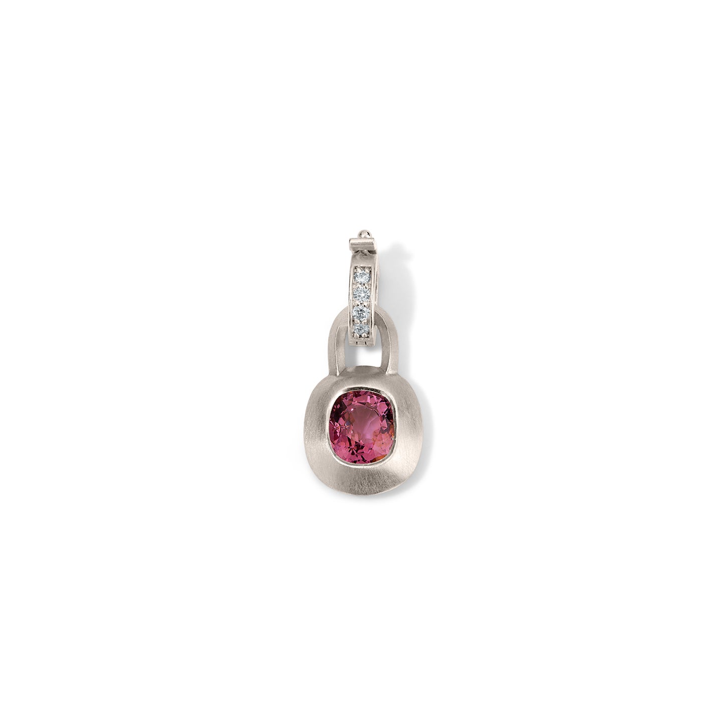 Pink Spinel Club Pendant