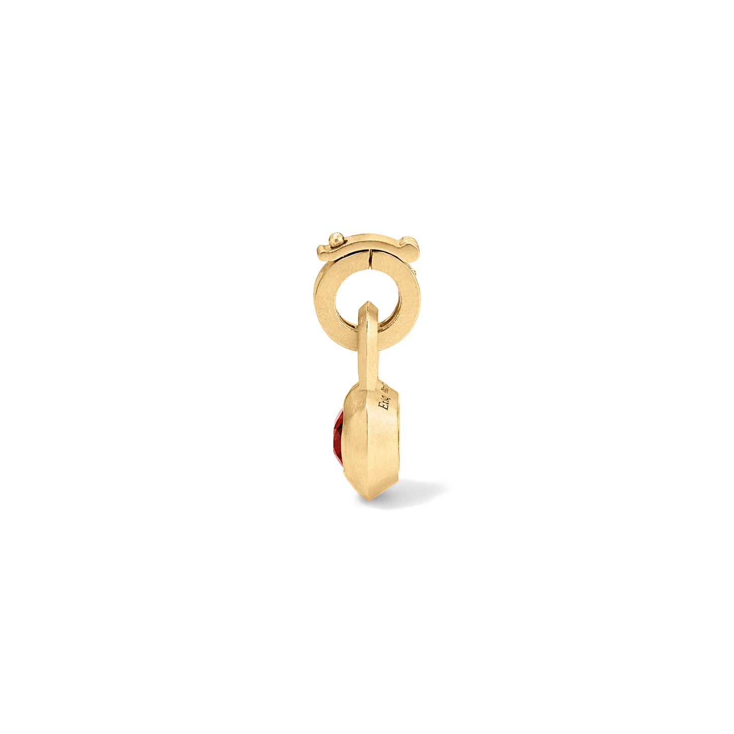 Red Spinel Club Pendant