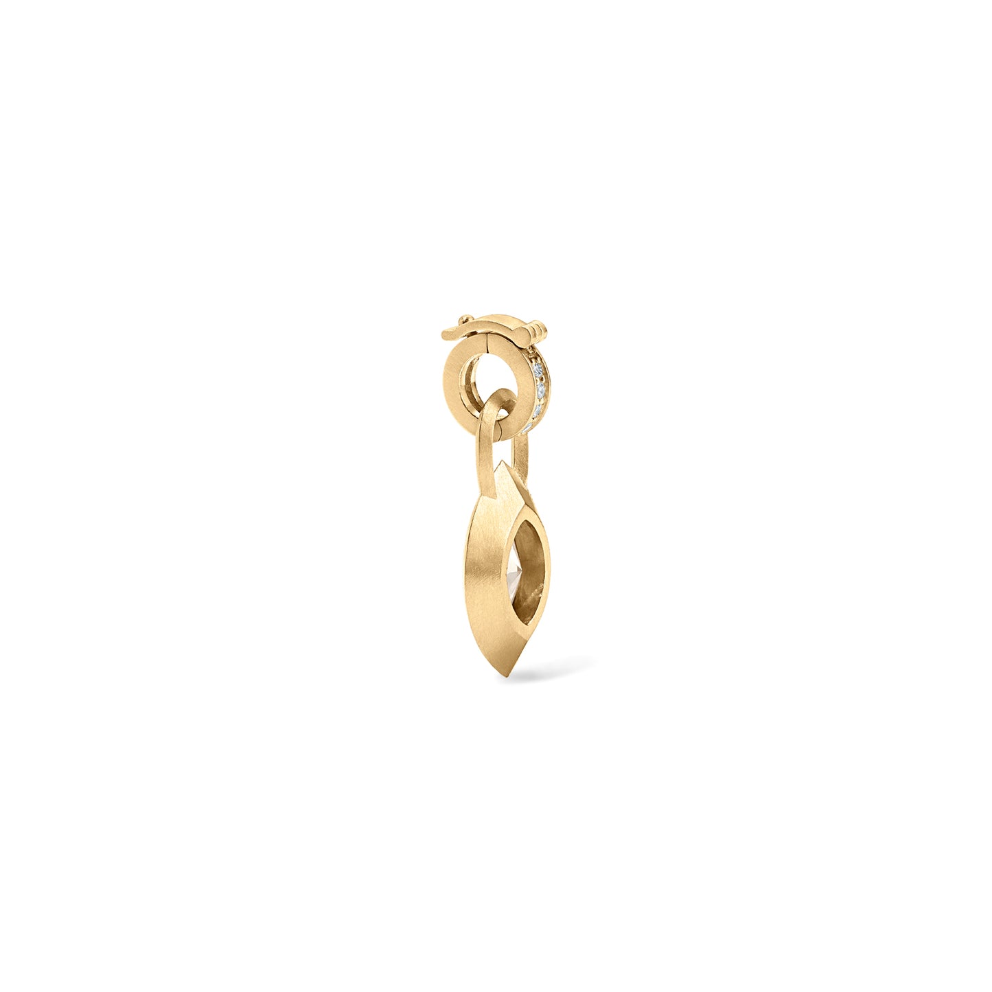 Brown Ombre Diamond Marquise Club Pendant