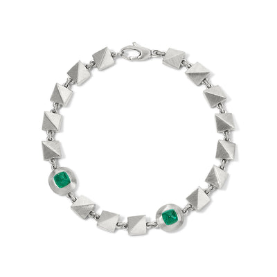 Emerald Deconstruct Bracelet