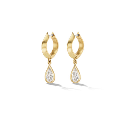 Knife Edge Drop Earrings