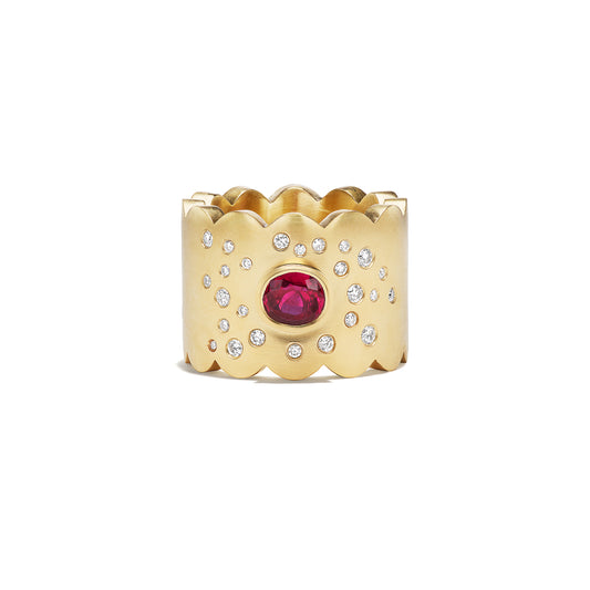 Ruby Jharokha Cigar Band