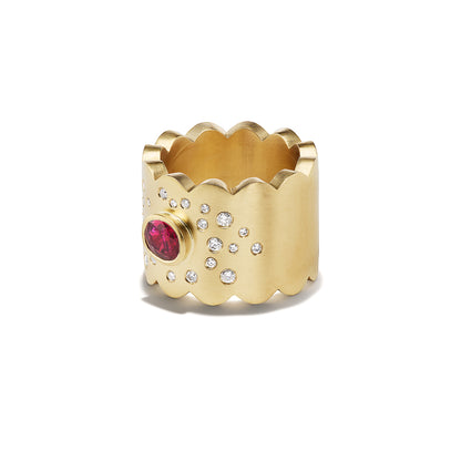 Ruby Jharokha Cigar Band