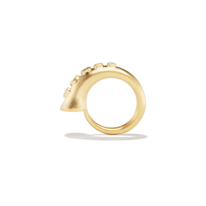 Yellow Diamond Horn Ring