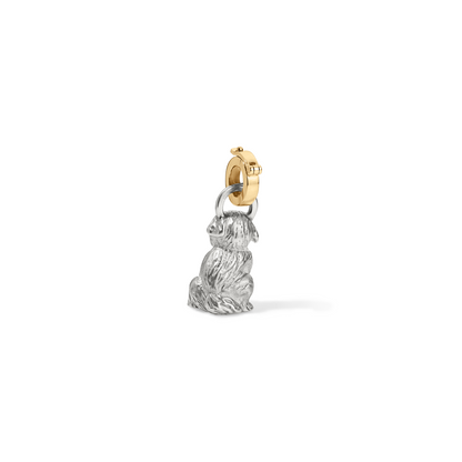 Puppy Charm with Champagne Diamonds