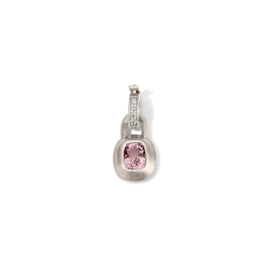 Bubblegum Spinel Club Pendant