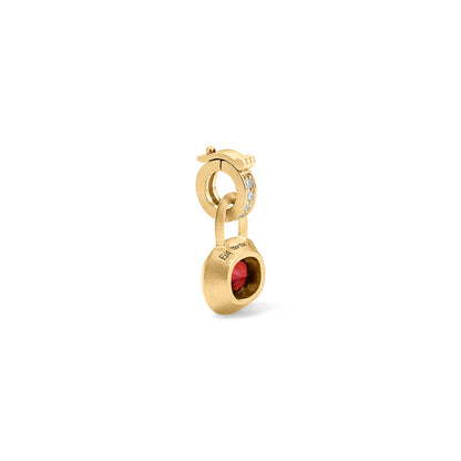 Red Spinel Club Pendant