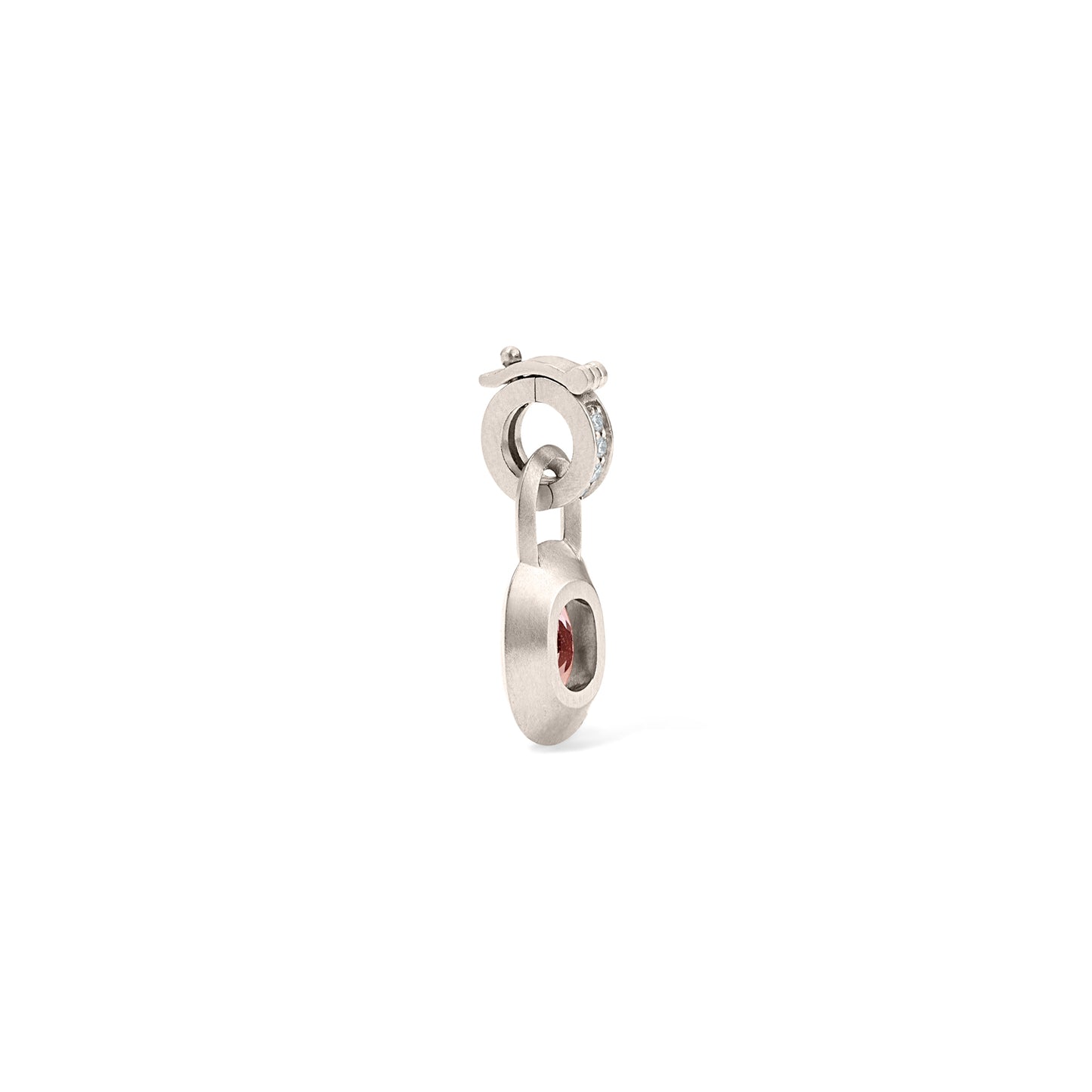 Peach Spinel Club Pendant