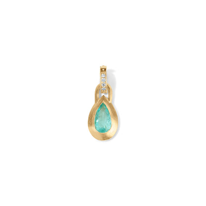 Paraiba Pear Shape Club Pendant