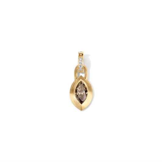 Brown Ombre Diamond Marquise Club Pendant
