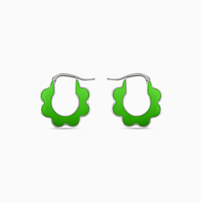 Boucles d'oreilles jardin